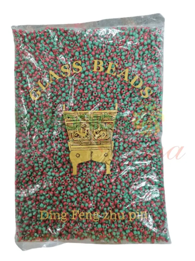 Cuentas Verde y Rojo. Orula africano o San Miguel Arcangel 1 lb - Botanica Nena