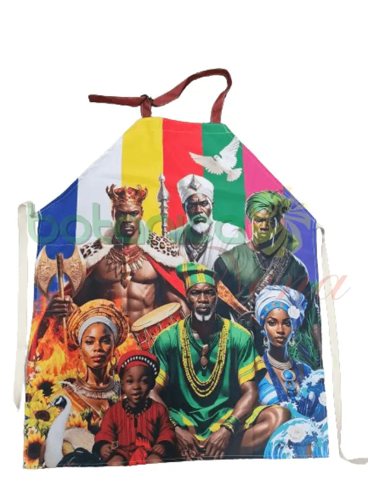 Delantal con imagen de 7 potencias - Botanica Nena