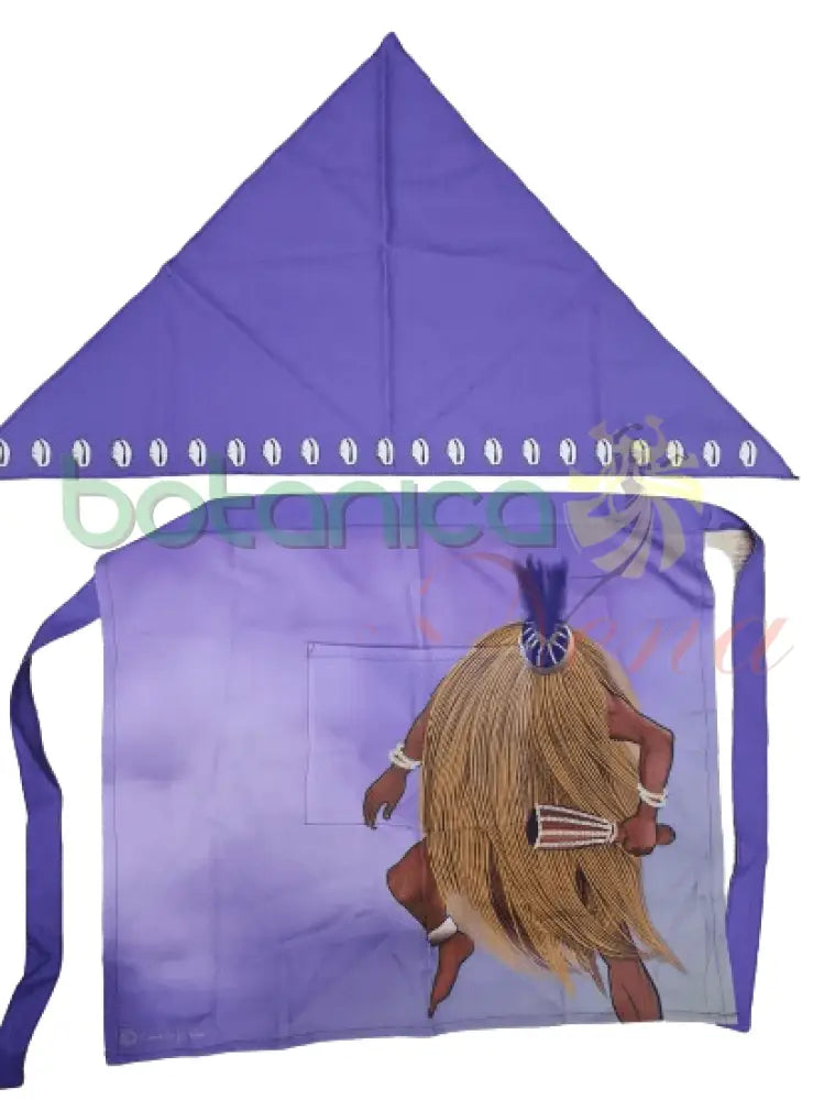 Delantal con Imagen de Babalu Aye - Botanica Nena