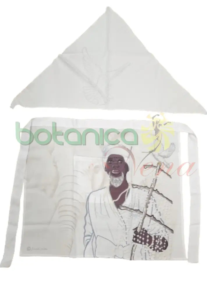 Delantar con imagen de Obatala - Botanica Nena