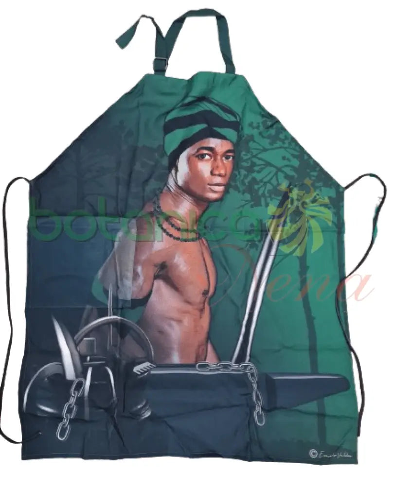 Delantal con Imagen de Oggun - Botanica Nena