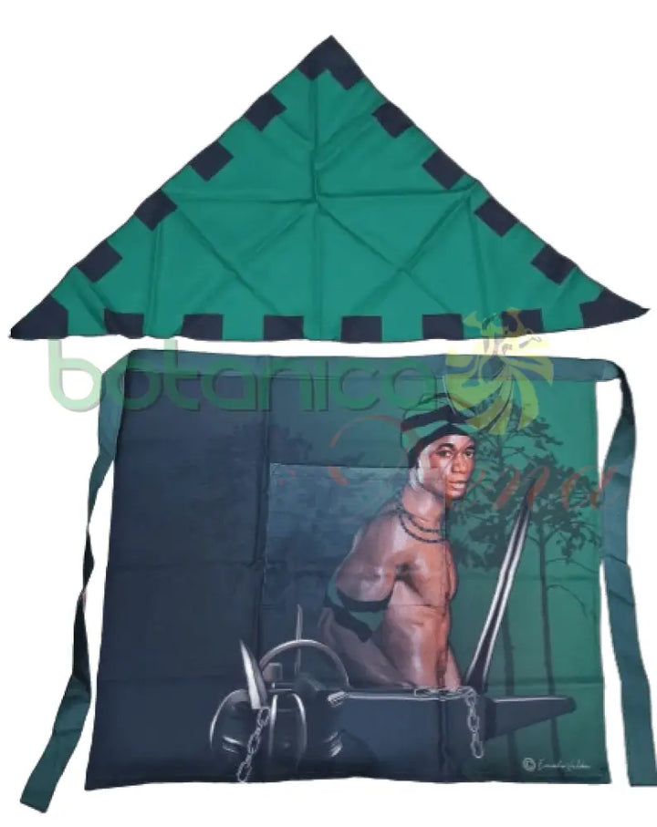 Delantal con Imagen de Oggun - Botanica Nena