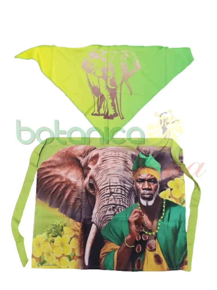 Delantal con imagen de Orula - Botanica Nena