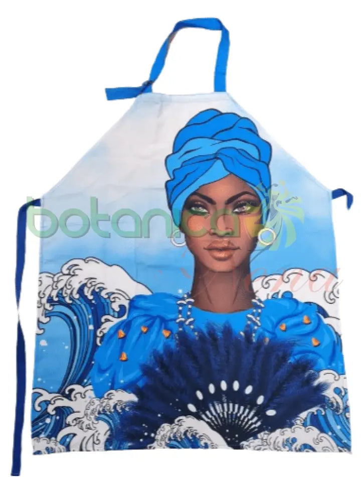 Delantal con imagen de Yemaya - Botanica Nena