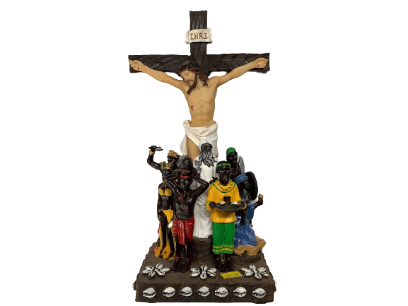 7 potencias africanas con cristo 12"H - Botanica Nena