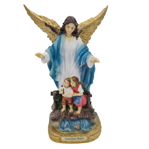 7 inch guardian angel statue
