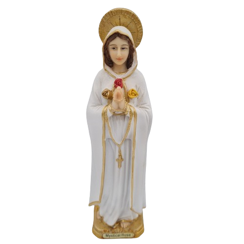 Mystical statue of the rose of Saint Mary 8"
