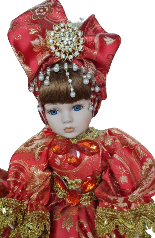Muñeca de porcelana para shango 19"H