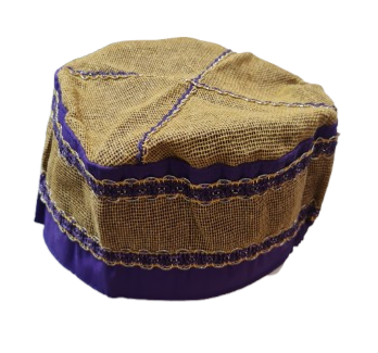 Gorro de Santo de San Lazaro tela de saco