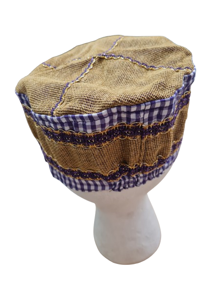 Gorro de Santo de San Lazaro tela de saco