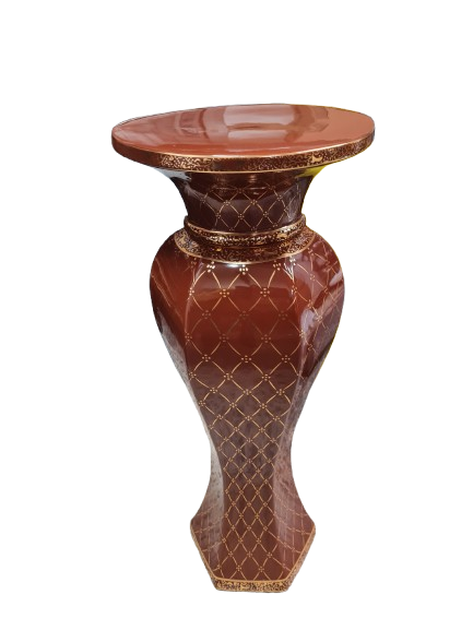 Pedestal Columna Oya Marron 32"H x 8"W