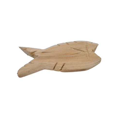 Pescado de madera pequeño - Botanica Nena