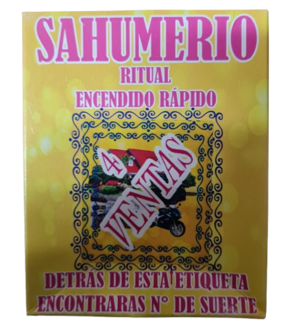 Sahumerio Ritual Encedido rapido