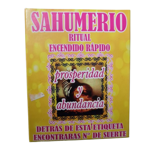 Sahumerio Ritual Encedido rapido