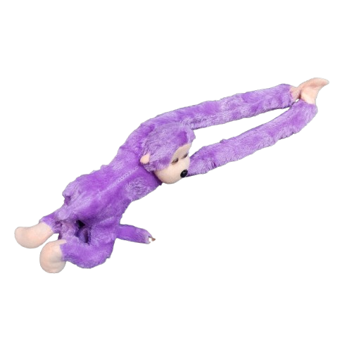 Mono colgante carro peluche 16"H