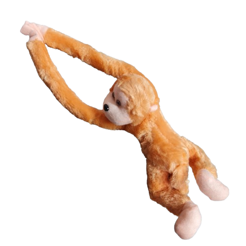 Mono colgante carro peluche 16"H