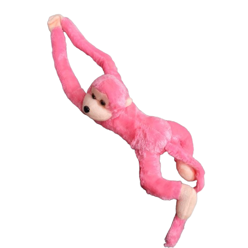 Mono colgante carro peluche 16"H
