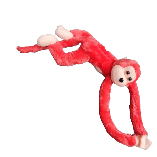 Mono colgante carro peluche 16"H