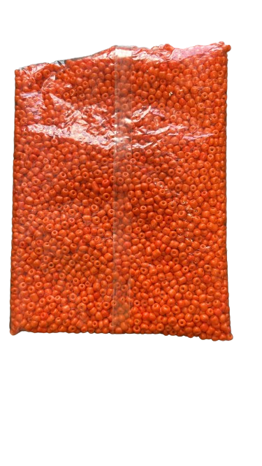 1 lb Orange beads - cuentas naranja