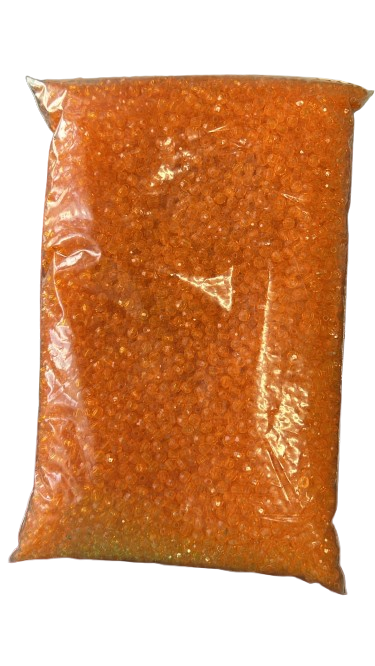 1 lb Orange beads - cuentas naranja