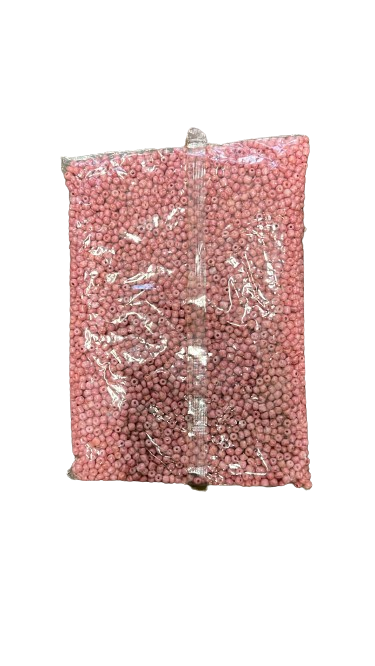 1 lb. Rose beads - Cuentas rosadas