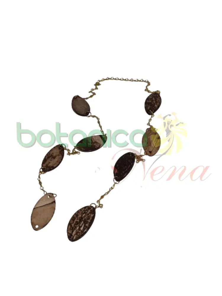 Ekuele de Coco con cadena Dorada Grande - Botanica Nena