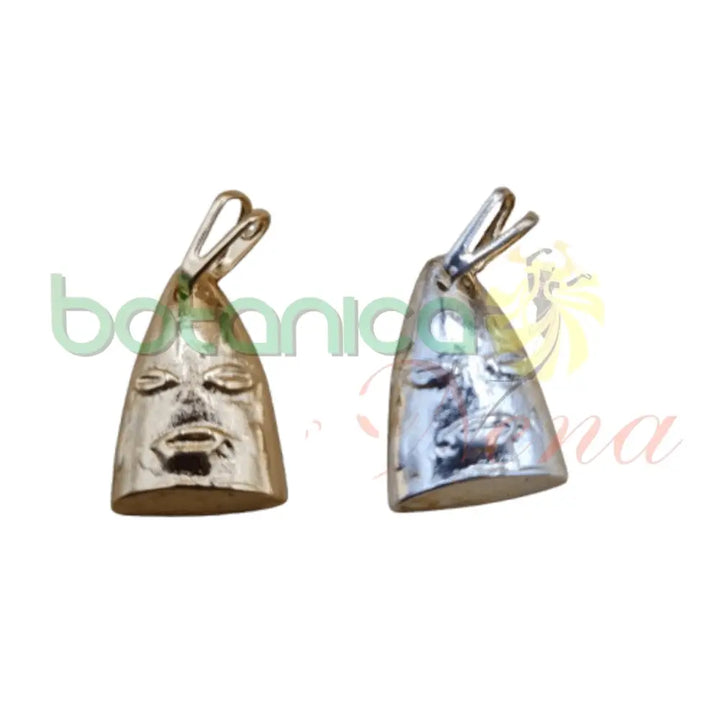 Eleggua Baño de Plata y Oro 0.5"H - Botanica Nena