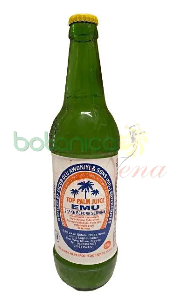 Auténtico Jugo De Palma Nigeriano EMU - Botanica Nena
