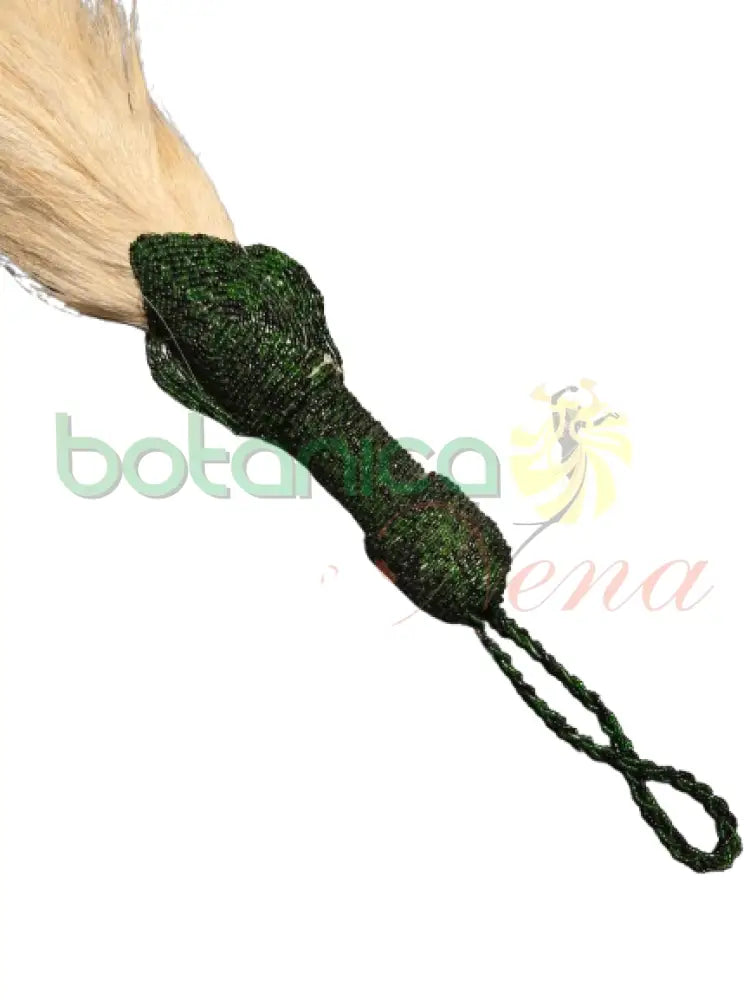 Eruke IFA Cola Blanca forrado cuentas Oggun