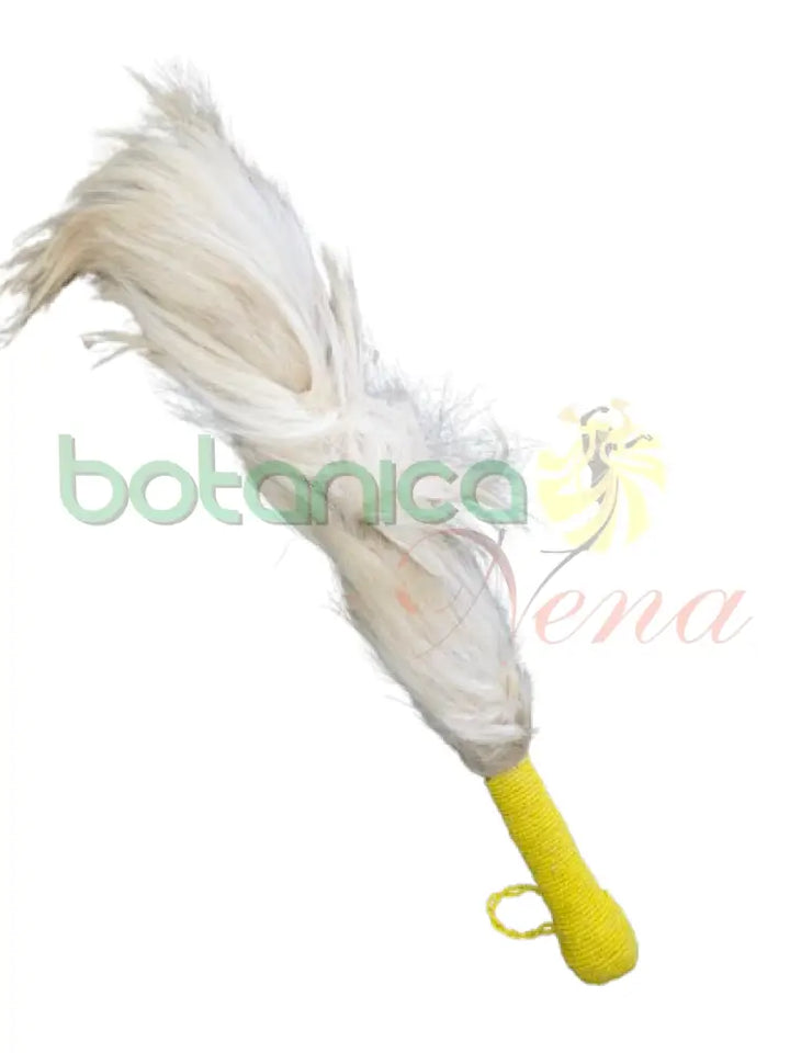 Eruke IFA Cola Blanca forrado cuentas Oshun Cuentas en amarillo