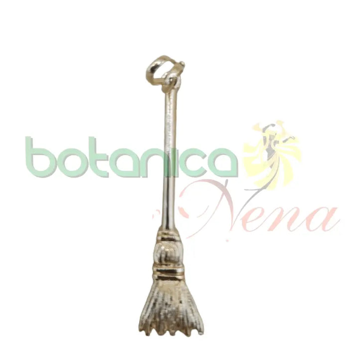 Escoba baño de Plata y Oro 1.8"H - Botanica Nena