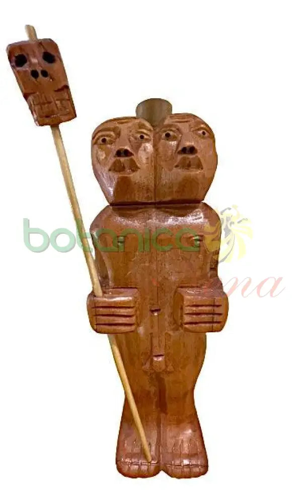 Éshu Ashikuelú Cedro  12"H X4.5"W - Botanica Nena