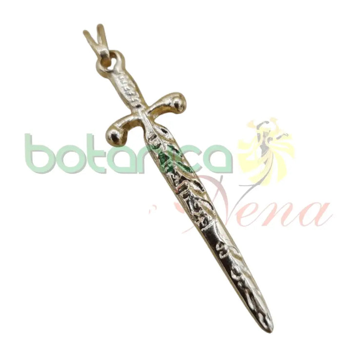 Espada San Miguel Baño de Oro 2.4"H - Botanica Nena