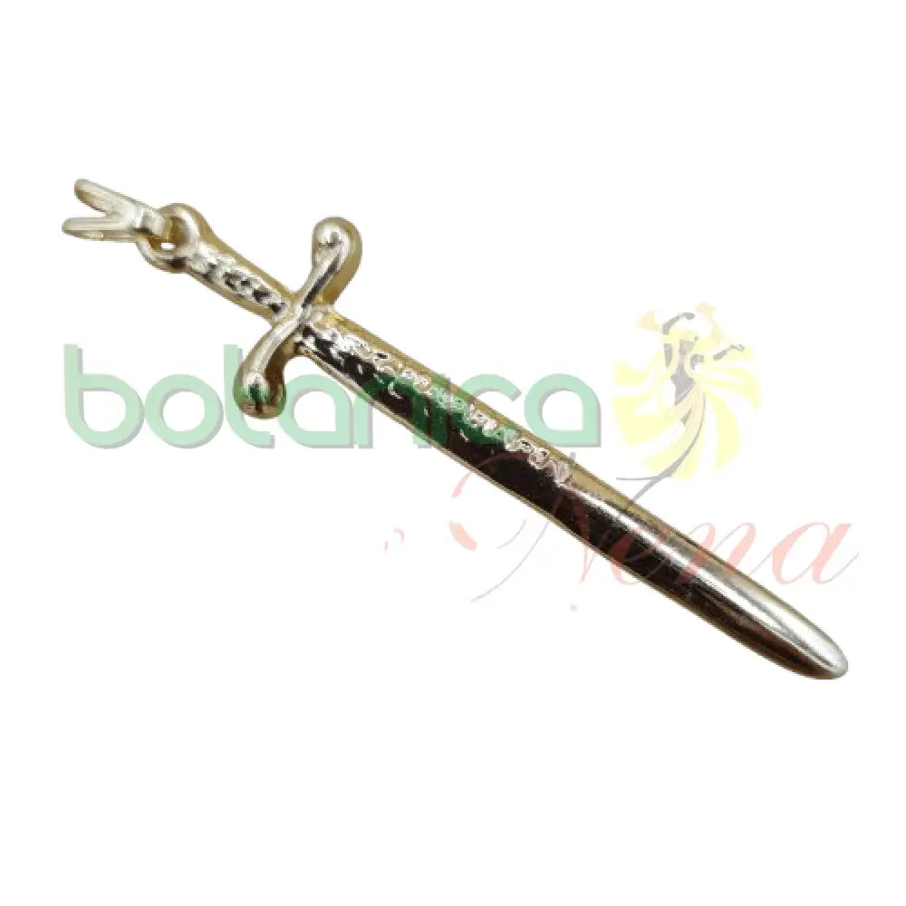 Espada Santa Barbara Baño de Oro 2.4"H - Botanica Nena