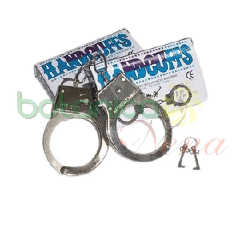 Esposas con Llave, Acero Inoxidable Tamaño Real - Botanica Nena