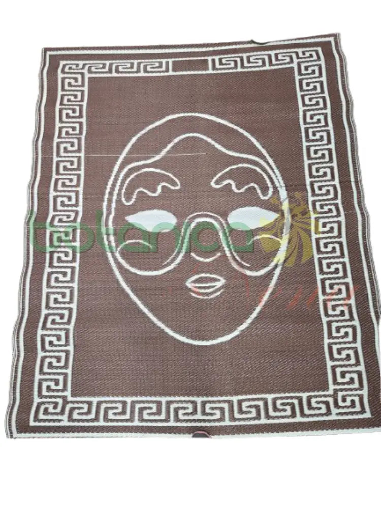 Estera De Santo Grande Oya - Marron y Blanco