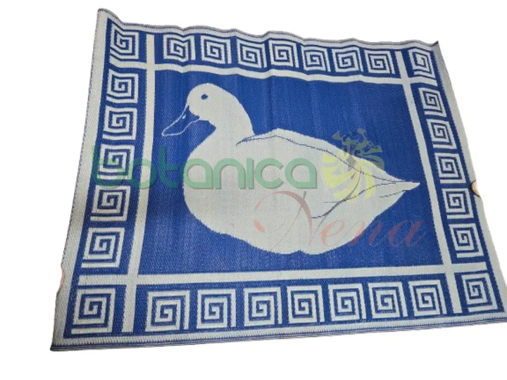 Estera De Santo Grande Yemaya - Azul y Blanco