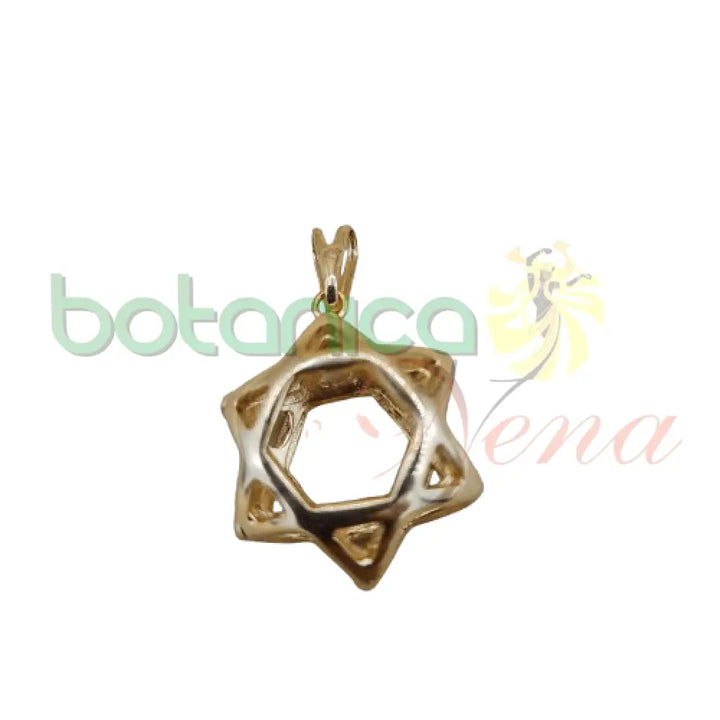 Estrella de David Baño Oro 1"H - Botanica Nena