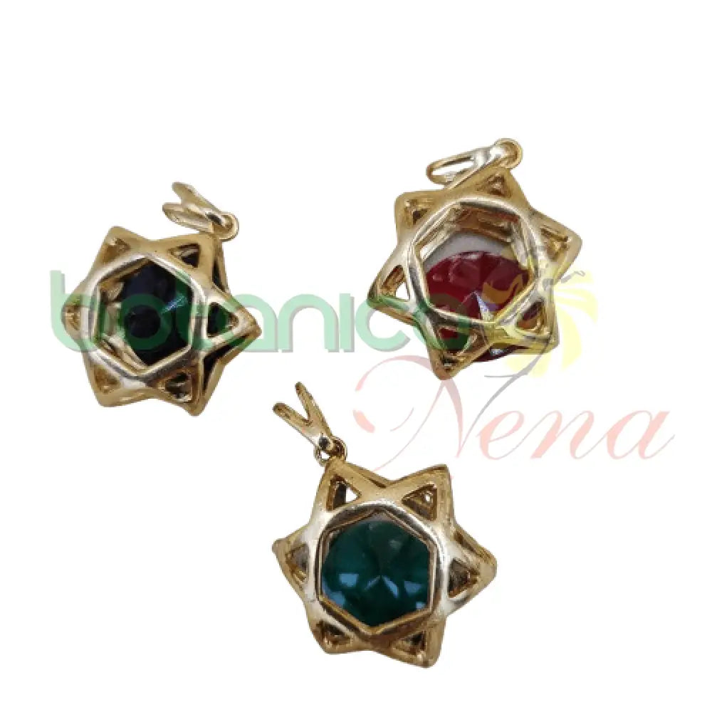 Estrella de David Baño Oro 1"H - Botanica Nena