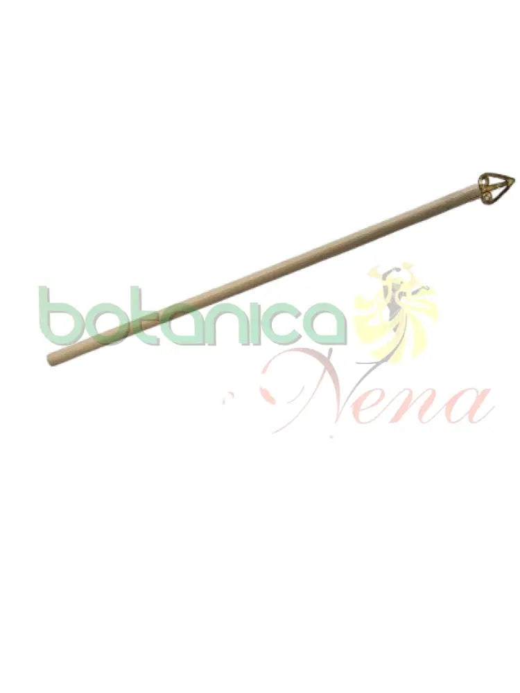 Flecha palo de madera punta metal