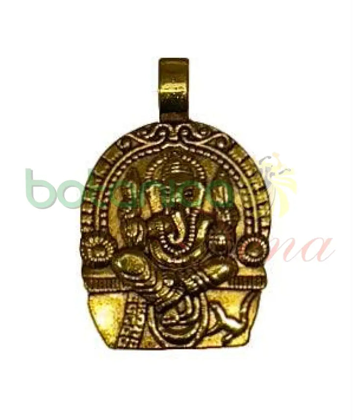Ganesha metal 1"X1.5" - Botanica Nena