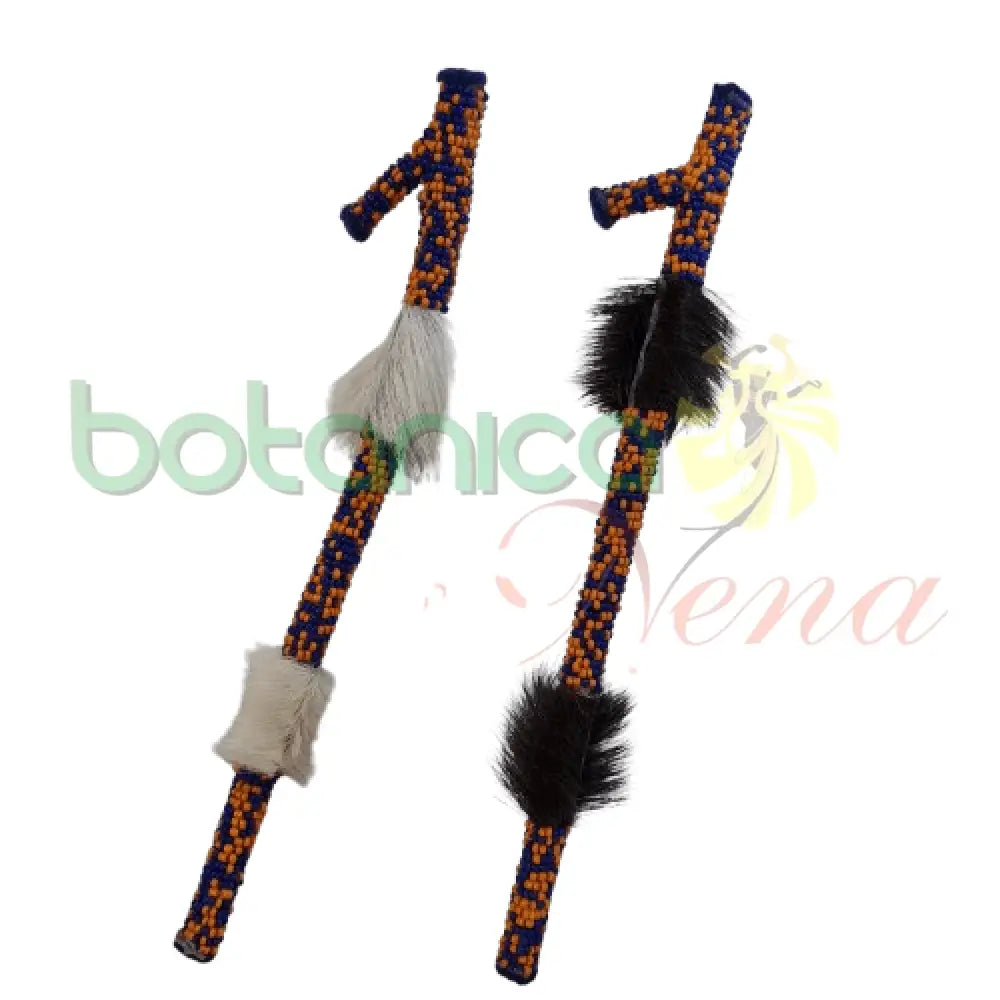 Garabato forrado para Ochosi con pelo de chivo 9"Alto - Botanica Nena