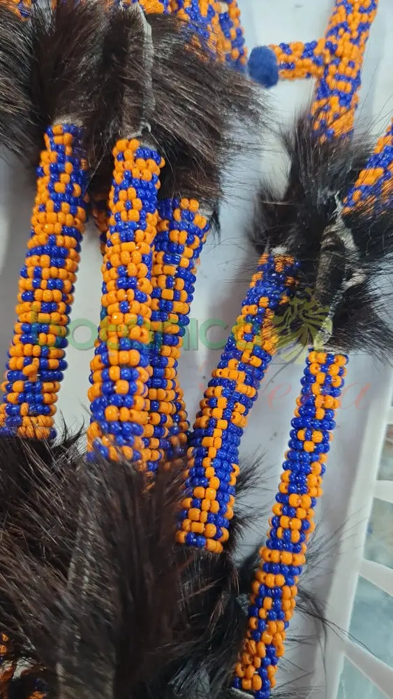 Garabato forrado para Ochosi con pelo de chivo 9"Alto - Botanica Nena