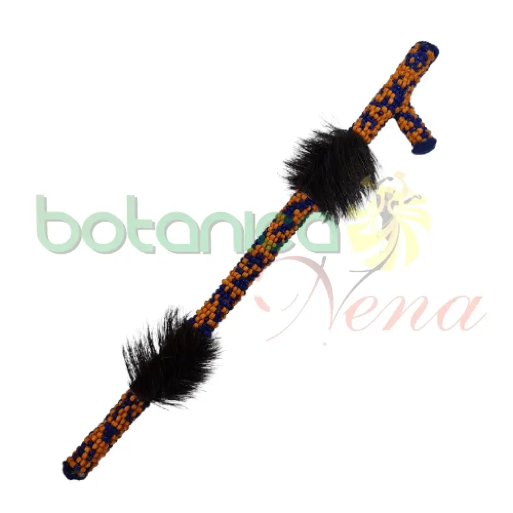 Garabato forrado para Ochosi con pelo de chivo 9"Alto - Botanica Nena