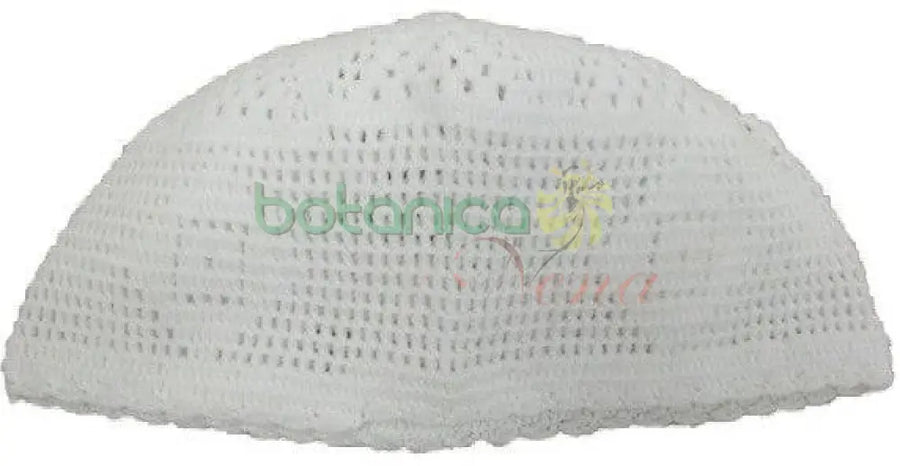 Gorro Tejido Blanco Iyawo - Botanica Nena