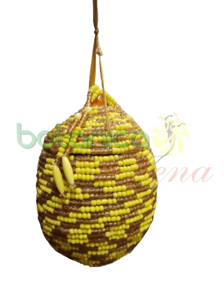 Guira Forrada Oshun 7"Alto x 4"Ancho - Botanica Nena