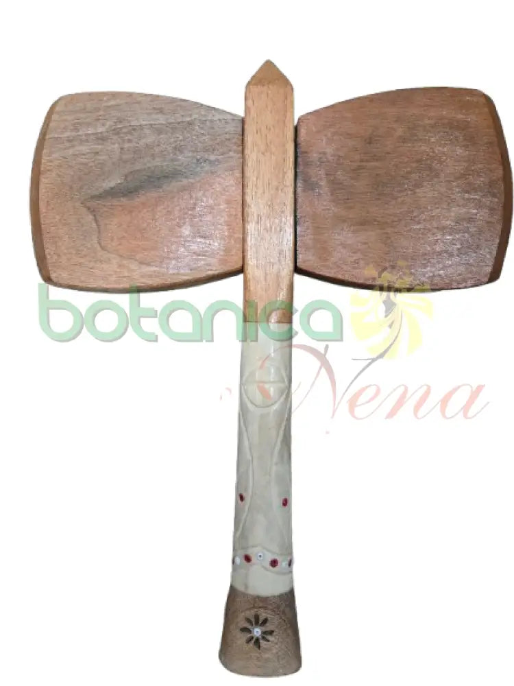 Hacha Shango Madera con Hueso