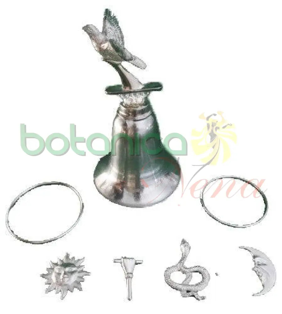 Herramientas de Obatala con Campana de Paloma - Botanica Nena