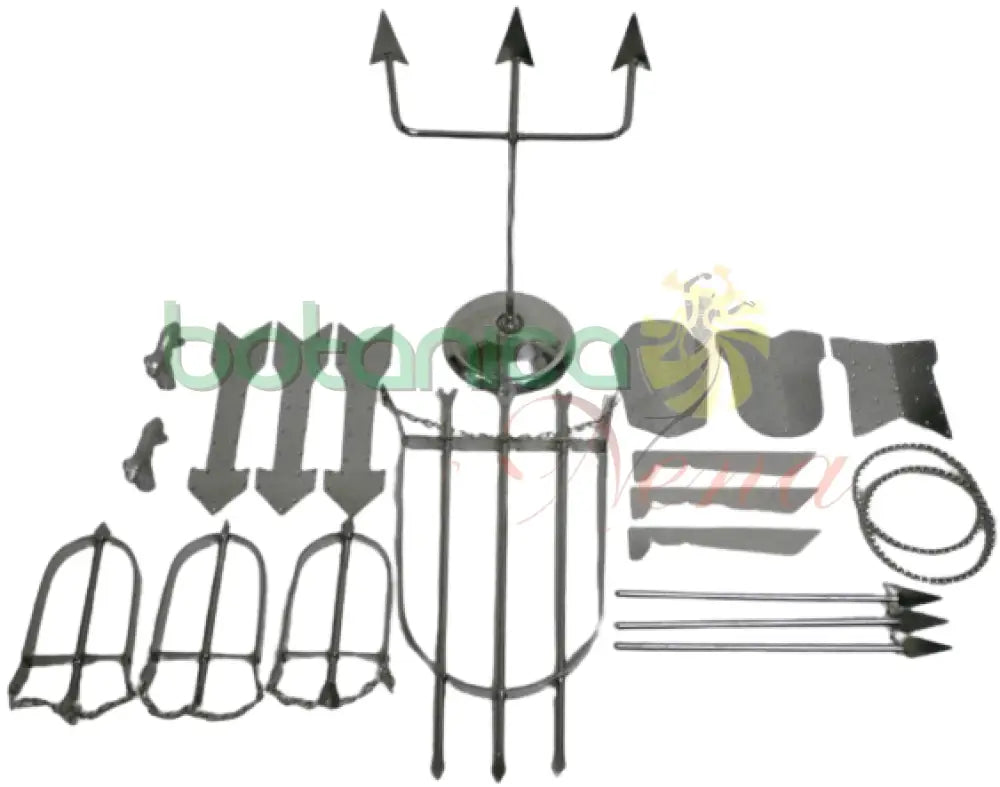 Ochosi ritual tools set of 21 spiritual pieces for altars