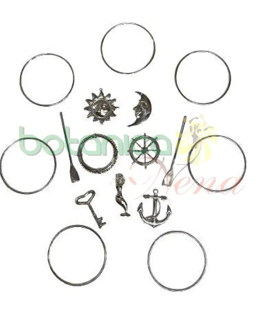 Herramientas Para Yemaya Con Baño De Plata - Botanica Nena